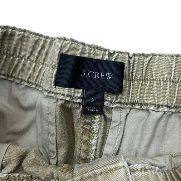 J. Crew Beige Gold Foil Tuxedo Stripe Shorts 2 - Picture 4 of 5